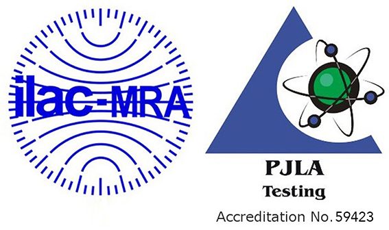ILAC-MRA-PJLA logos